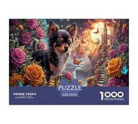 1000 Piece Jigsaw Puzzle + Roll-Up Felt Mat Storage Bundle - The Complete Portable Puzzle Solution for Families, Kids & Adults. Keep Your Masterpiece Safe And Organized.