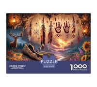 1000 Piece Jigsaw Puzzle + Roll-Up Felt Mat Storage Bundle - The Complete Portable Puzzle Solution for Families, Kids & Adults. Keep Your Masterpiece Safe And Organized.