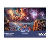 1000 Piece Jigsaw Puzzle + Roll-Up Felt Mat Storage Bundle - The Complete Portable Puzzle Solution for Families, Kids & Adults. Keep Your Masterpiece Safe And Organized.