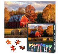 1000 Piece Jigsaw Puzzle, Rural Areas Adult Puzzles, Jigsaw Puzzle 1000 Pieces for Adults Barn, Farm Scenery Puzzles for Adults 1000 Pieces Finished Size 50x70cm