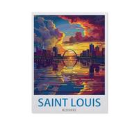 1000 Piece Jigsaw Puzzle，Saint Louis Missouri，Adults Children Paper Toy Educational Game（26x38cm）-EC25