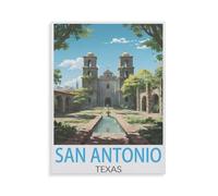 1000 Piece Jigsaw Puzzle，San Antonio Texas，Adults Children Paper Toy Educational Game（38x26cm）-HZ27