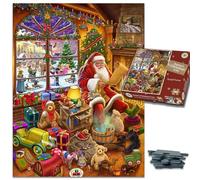 1000 Piece Jigsaw Puzzle - Santa's Christmas List of Naughty or Nice - for Adults - Hardest Jigsaw Puzzle, Festive Puzzle, Present By Rudolf Farkas