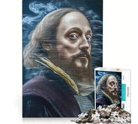 1000 Piece Jigsaw Puzzle Shakespeare in Smoke Family Game Pattern Assembly with Fully Interlocking Randomly Shaped Pieces 50x75cm