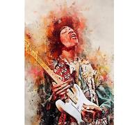 1000 Piece Jigsaw Puzzle Singer Guitarist J. Hendrix Art Poster Puzzle Funny Game Toys for AdultsMj279TY 26x38cm