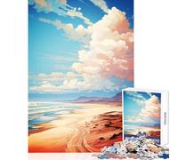 1000 Piece Jigsaw Puzzle Skeleton Coast Art Puzzles for Teenagers For Family Fun Parent-child Interaction Beautiful Design Game (38x52cm)