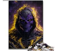 1000 Piece Jigsaw Puzzle Skeleton on Fire Difficult Puzzles for Adults size 50x75cm Brain Challenge Game for Teenagers & Family Interaction