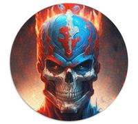 1000 Piece Jigsaw Puzzle Skeleton Superman Cardboard Jigsaw for Teenagers & Teens, Ideal Birthday 67.5x67.5cm