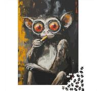 1000 Piece Jigsaw Puzzle, Smoking Monkey, 52x38cm/1000pcs, for Adults, Festive Gift Idea, Family Activity And Cosy Winter Evenings