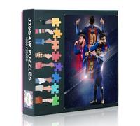 1000 Piece Jigsaw Puzzle Soccer Wall Art Barcelona Glory Moment, World Cup Champion Celebration Collector's Edition Premium Paper Puzzle 27.5x19.7 Inch