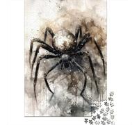 1000 Piece Jigsaw Puzzle, Spider Inked Arachnid, 38x26cm/1000pcs, for Adults, Family Activity And Cosy Winter Evenings