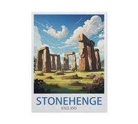 1000 Piece Jigsaw Puzzle，Stonehenge England，Adults Children Paper Toy Educational Game（38x26cm）-HD45