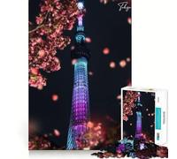 1000 Piece Jigsaw Puzzle Sumida Tokyo Metropolis Sharp Cut Art Logic Thinking Play Chill Time Play Birthday Fun Gift(38x26cm)