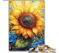 1000-Piece Jigsaw Puzzle Sunflower Jigsaw Puzzles for Adults 1000 Piece Artwork Decor Intelligence Toy for Family Indoor Games (Size 26x38cm)