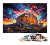 1000 Piece Jigsaw Puzzle The Amazing Parthenon Puzzle for Adults Paper Jigsaw Puzzles Challenging Game 1000 PCS(38x26cm)