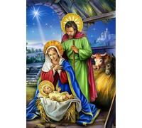 1000 Piece Jigsaw Puzzle "The Birth of Jesus", Wall Art Poster for Adults Toys, Decompression Game,50x70cm