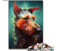 1000 Piece Jigsaw Puzzle The Confident Terrier Challenging Puzzles Perfect for Family Gatherings, Birthdays, Holidays size 50x75cm