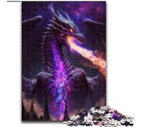 1000 Piece Jigsaw Puzzle The Cosmic Dragon King 1000Pc Adults Jigsaw Puzzle Impossible Hard Challenge Toy for Teenagers (Size 50x75cm)