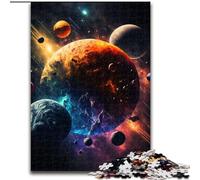 1000 Piece Jigsaw Puzzle The Dark of Space Planets 1000Pc Adults Jigsaw Puzzle Impossible Hard Challenge Toy for Teenagers (Size 50x75cm)