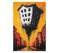 1000 Piece Jigsaw Puzzle, The Floating Abyss - Expressionist Surreal Ci