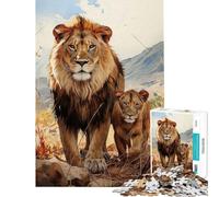 1000 Piece Jigsaw Puzzle The Lion Dynasty Puzzle For Teenagers Pattern Assembly Train Your Brain And Hands Gifts for Friends And Family (Size 50x75cm)