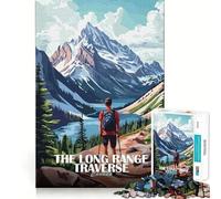 1000 Piece Jigsaw Puzzle The Long Range Traverse Canada Poster Fine Edge Craft Brain Skill Play Relax Game Play Christmas Art Gift (50x75cm)