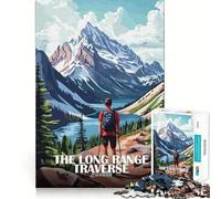 1000 Piece Jigsaw Puzzle The Long Range Traverse Canada Poster Neat Edge Decor Problem Solve Fun Easy Time Fun Xmas Decor Gift (38x52cm)