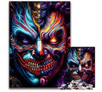 1000-Piece Jigsaw Puzzle The Psycho Clown Jigsaw Puzzles for Adults for Mother'S Day, Birthdays, Christmas 50x75CM/19.68x29.52inch