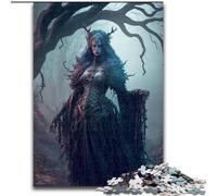 1000-Piece Jigsaw Puzzle The Witch Difficult Puzzles for Adults Perfect for Teenagers & Family Fun, for Birthdays (Size 26x38cm)