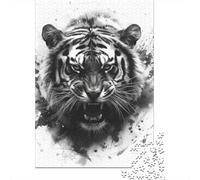 1000 Piece Jigsaw Puzzle Tiger Jigsaws Puzzles Paper Puzzle Assembly Toy Family Interactive Game 1000pcs (38x26cm)