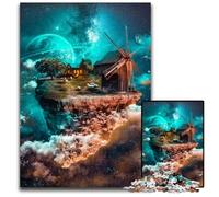 1000-Piece Jigsaw Puzzle Tiny Floating Island Jigsaw Puzzles for Adults for Mother'S Day, Birthdays, Christmas 50x75CM/19.68x29.52inch