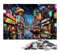 1000 Piece Jigsaw Puzzle Tokyo Japan City at Night Puzzles for Adults & Kids Paper Jigsaw Great Gift for Adults 1000 PCS(38x26cm)