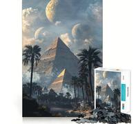 1000 Piece Jigsaw Puzzle Trinity of The Ancients Fine Edge Craft Brain Skill Play Relax Game Play Christmas Art Gift (38x52cm)