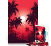 1000 Piece Jigsaw Puzzle Tropical Paradise Neat Edge Decor Problem Solve Fun Easy Time Fun Xmas Decor Gift (50x75cm)