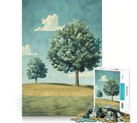1000 Piece Jigsaw Puzzle Two Trees on A Hill Flawless Fit Art Brain Boosting Play Rest Time Play Christmas Wall Art (50x75cm)