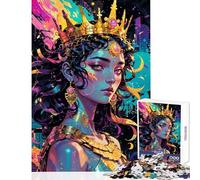1000 Piece Jigsaw Puzzle Tyche︰ Cosmic Queen of Fate Hands-on Game Suitable for Couples Educational Toy with Matching Poster And Trivia Sheet (50x75cm)