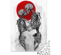 1000 Piece Jigsaw Puzzle, Under The Blood Moon, 70x50cm/1000pcs, for Adults, Winter Indoor Activity, Weekend Downtime And Cosy Evenings