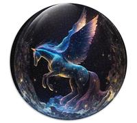 1000 Piece Jigsaw Puzzle Unicorn of The Universe Round Paper Jigsaw Puzzles Toys Gift Educational Intellectual Decompressing Fun Family Game (Size 67.5x67.5cm)