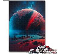 1000-Piece Jigsaw Puzzle Universe Planet 1000Pc Adults Jigsaw Puzzle Christmas Halloween Mother's Day New Year Easter Gift (Szie 50x75 cm)
