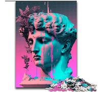 1000-Piece Jigsaw Puzzle Vaporwave Aesthetics cardboard Jigsaw Puzzles for Adults size 26x38cm for Birthdays And Holidays