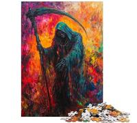1000 Piece Jigsaw Puzzle Vibrant Reaper's Shadow Puzzle For Teenagers Pattern Assembly Train Your Brain And Hands Gifts for Friends And Family (38x26cm/1000pcs)