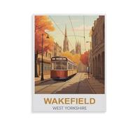 1000 Piece Jigsaw Puzzle,Wakefield, West Yorkshire,Adults Children Wooden Toy Educational Game(75x50cm)-GR44