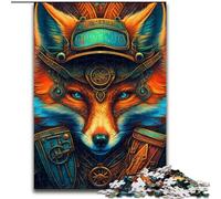 1000 Piece Jigsaw Puzzle Warrior Fox Impossible Jigsaw Puzzles for Adults size50x75cm Educational Brain Teaser, Artistic Home & Office Decor, 14+ Age