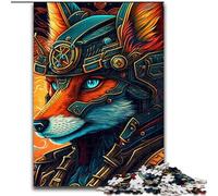 1000-Piece Jigsaw Puzzle Warrior Fox Puzzles for Adults size50x75cm for Mother'S Day, Birthdays, Christmas