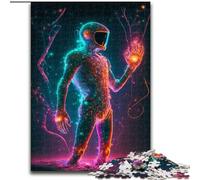 1000 Piece Jigsaw Puzzle We Are The Aliens Wooden Jigsaw Puzzles for Adults size 50x75cm Challenging DIY Brain Teaser for Teenagers