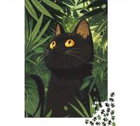 1000 Piece Jigsaw Puzzle, Whiskers in The Wild Cat, 38x26cm/1000pcs, for Adults, Indoor Puzzle Activity, Weekend Downtime And Time at Home