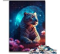 1000-Piece Jigsaw Puzzle White Jaguar on Mars Challenging Puzzles Challenging DIY Art for Enthusiasts, for Relaxation (Size 50x75cm)