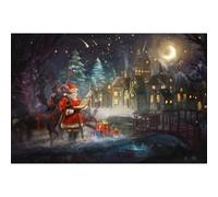 1000-Piece Jigsaw Puzzle with Artistic Landscapes Figures on Extra-Thick Easy-Grip Cardboard for Home Decoration Educational Family Entertainment (69 * 51cm)