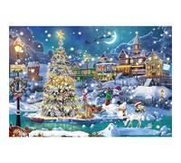 1000-Piece Jigsaw Puzzle with Smooth Edge Anti-Glare Vivid Colors Enjoyable Activity for Solo or Group Play Christmas Holidays Birthdays Leisure Time Ideal Home Decor