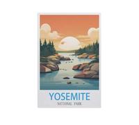 1000 Piece Jigsaw Puzzle,Yosemite National Park,Adults Children Wood Toy Educational Game(75x50cm)-H88